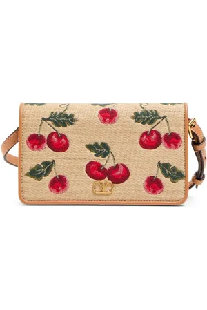 VALENTINO GARAVANI Bolsa de hombro VLogo Signature mini con estampado Cherryfic