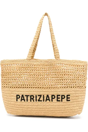 Patrizia Pepe Tote con logo bordado