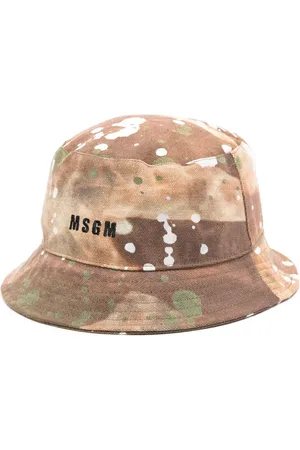 Msgm Gorro de pescador con motivo tie-dye