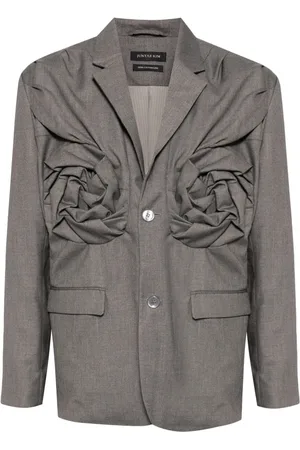 JUNTAE KIM Blazer de vestir con rosas