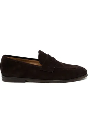 Neil Barrett Mocasines de gamuza con puntera de almendra