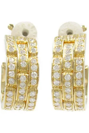 Cartier Aretes Maillon Panthère en oro amarillo de 18kt con diamantes 2010 de archivo