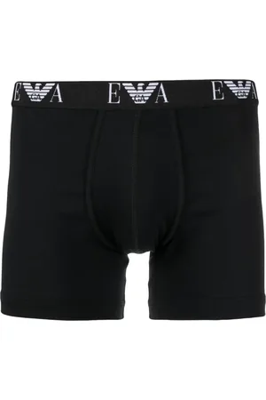 Emporio Armani Bóxer con logo en la pretina