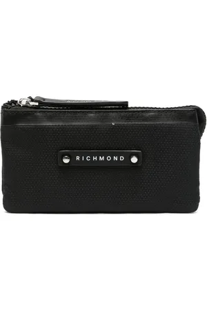 John Richmond Cartera con parche del logo