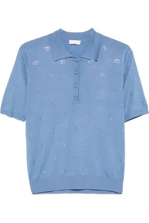 Liu Jo Top tipo polo con aplique del logo
