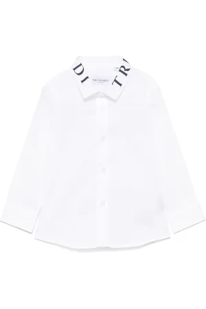 Trussardi Camisa con logo estampado