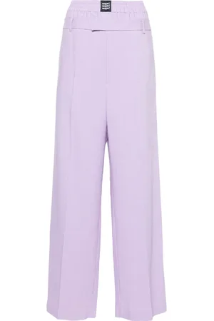 Msgm Pantalones rectos con doble pretina