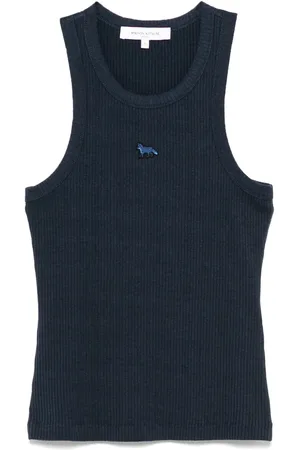 Maison Kitsuné Camiseta tejida con parche Baby Fox