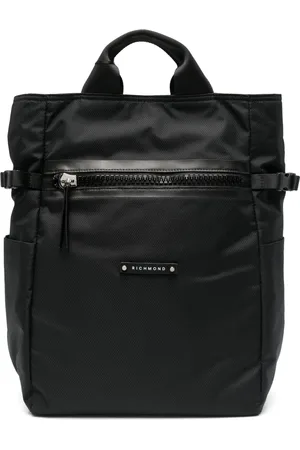John Richmond Mochila con parche del logo