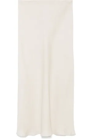 Twin-Set Falda larga de lino
