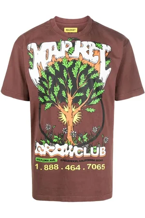 MARKET Playera con estampado gráfico