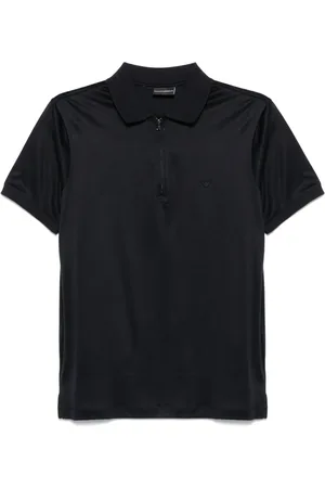 Emporio Armani Playera tipo polo con parche del logo