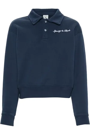 Sporty & Rich Playera tipo polo con logo bordado
