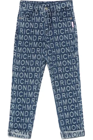 John Richmond Jeans con logo en jacquard