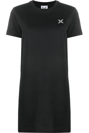 Kenzo Vestido estilo playera con logo