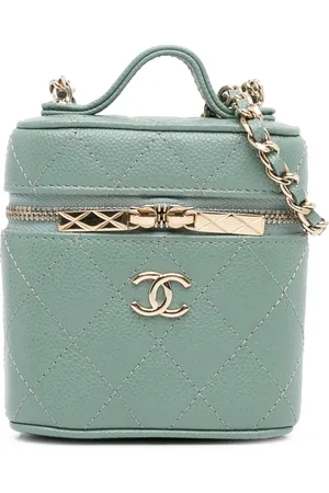 CHANEL Cosmetiquera Mini CC Caviar Case 2021