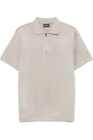 Emporio Armani Playera tipo polo con parche del logo
