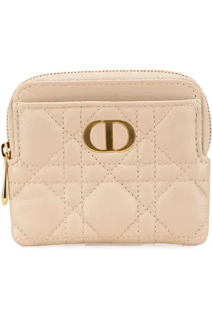 Dior Cartera Calfskin Cannage Supple Caro Lavender Wallet 2023