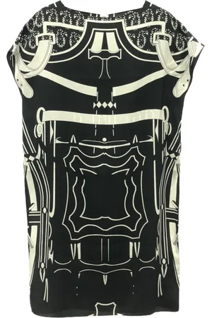 Hermès Vestido con estampado gráfico 2010