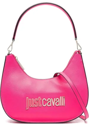 Roberto Cavalli Tote con placa del logo