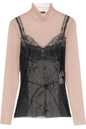 Balenciaga Top de lencería en trompe l