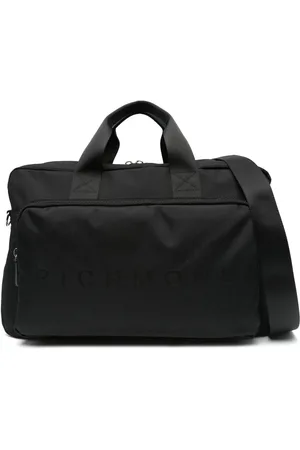John Richmond Bolsa de viaje con logo estampado