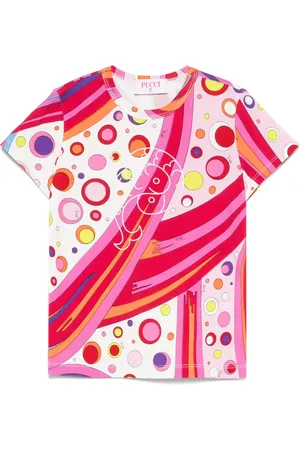PUCCI Junior Playera con estampado Fontane
