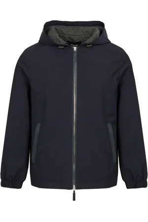 YVES SALOMON Chamarra impermeable con capucha