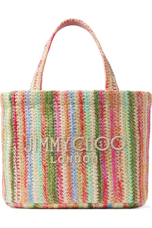 Jimmy Choo Tote con motivo de rayas