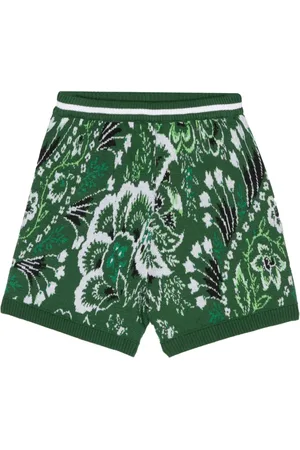 Etro Shorts tejido con motivo floral