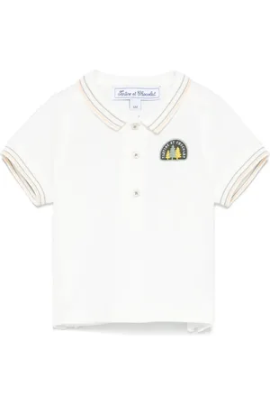 Tartine Et Chocolat Playera tipo polo con parche del logo
