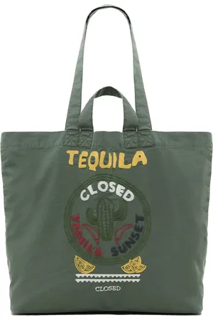 Closed Tote con logo bordado
