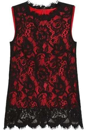 Dolce & Gabbana Top con encaje floral