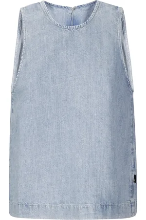 7 for all Mankind Top de mezclilla Kansas