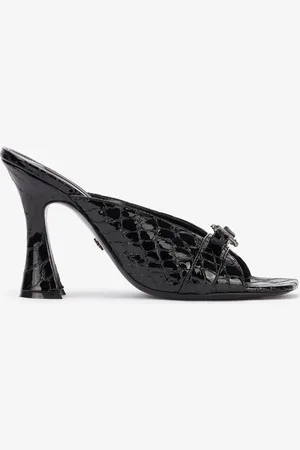 Roberto Cavalli Logo-plaque mules