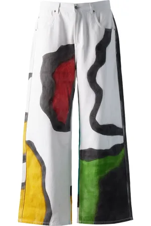 Glass Cypress Jeans Painted White
