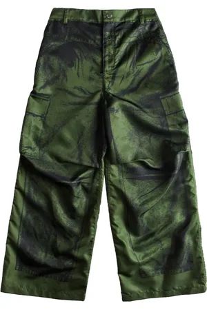 Jean Paul Gaultier Pantalones con estampado trompe l