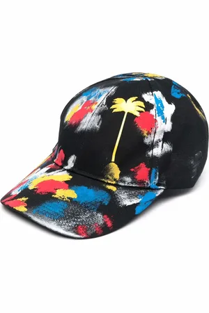 Palm Angels Gorra Palm con efecto de pintura