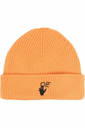 OFF-WHITE Gorro de canalé Hands Off