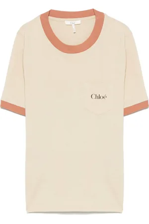 Chloé Playera con logo estampado