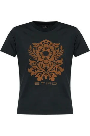 Etro Playera con estampado Flower