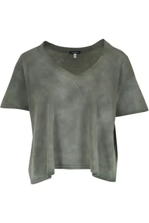 R13 Playera con efecto envejecido