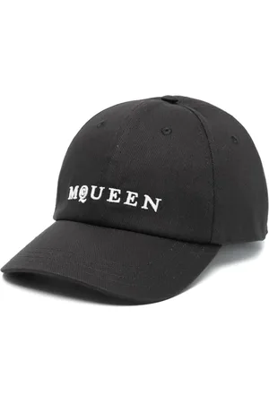 Alexander McQueen Gorra de béisbol con logo bordado