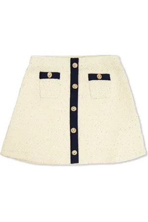 Self-Portrait Falda corta de tweed