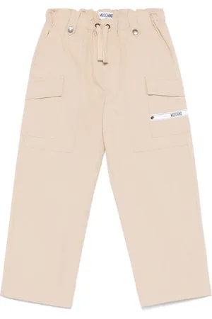 Moschino Pantalones cargo con parche del logo