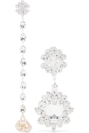 MAGDA BUTRYM Aretes asimétricos con cristal