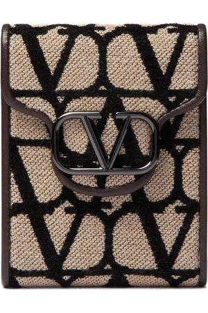 VALENTINO GARAVANI Tarjetero con detalle del monograma