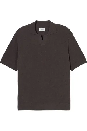 Closed Playera tipo polo tejida de bouclé