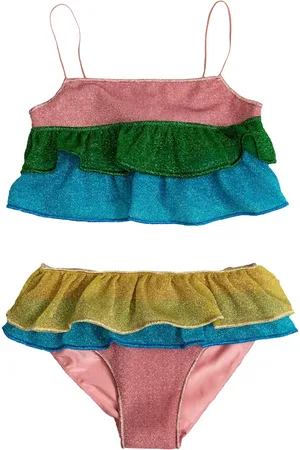 Oseree Bikini con ribete de volantes