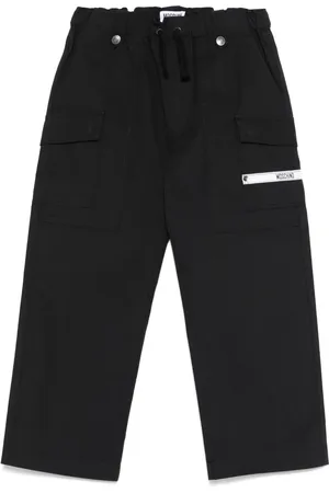 Moschino Pantalones cargo con parche del logo